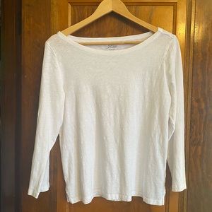 J. Crew slub baseball tee